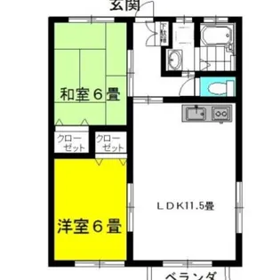 マリンブリーズ・Jr8th【1階】の間取り