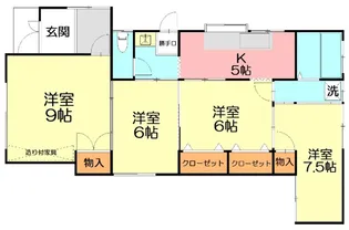 神奈川県藤沢市鵠沼松が岡4【一戸建】の間取り