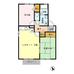 プログレスアイ【1階】の間取り