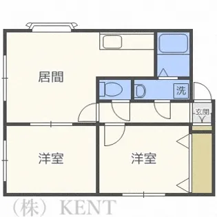 プレステージN3【2階】の間取り