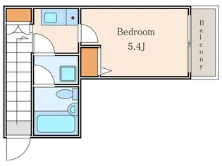 HAPPY・De・SANGENJAYA【2階】の間取り