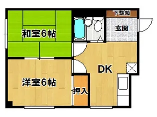 ベルコムつくばビル【4階】の間取り