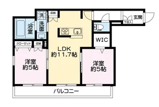 Le Chien大宮東町【2階】の間取り