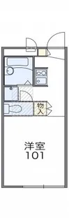 レオパレスシャトルファミリー【1階】の間取り