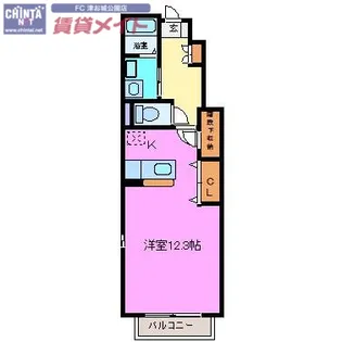 ブロード ヒルズ【1階】の間取り