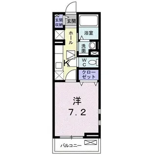 プラシード東町【1階】の間取り