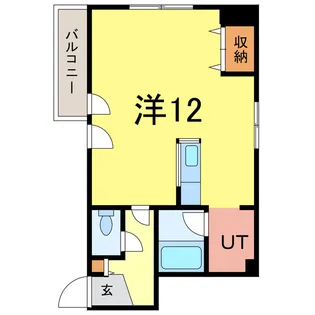 エーコー第5ビル【6階】の間取り