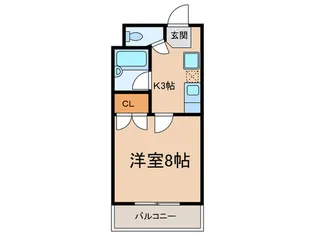 ハピネスII【2階】の間取り