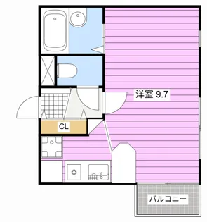レリブ植松【1階】の間取り