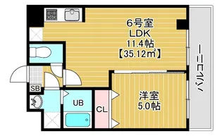 Albion新検見川【1階】の間取り