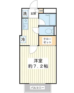 ベイビレッジB【1階】の間取り