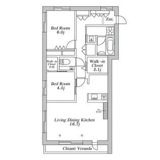 Y3N【3階】の間取り