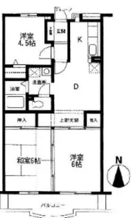 神奈川県横浜市旭区東希望が丘【マンション】の間取り