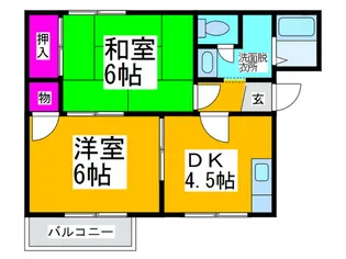 モアクレスト川上【1階】の間取り