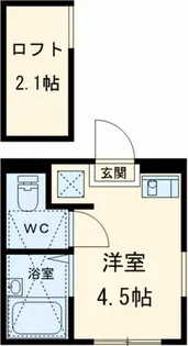 マーベラス国分寺東恋ヶ窪II【1階】の間取り