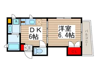MERIDIAN ANNEX【2階】の間取り