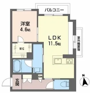 大阪府豊中市螢池中町1【マンション】の間取り