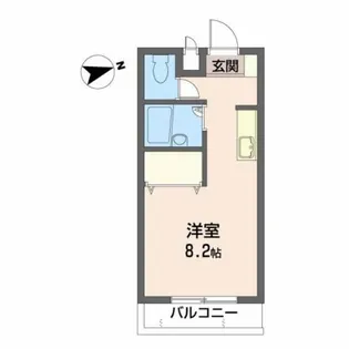 エクセレンスMAY【1階】の間取り