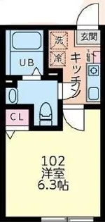 カサ・ソラールさがみ野【2階】の間取り