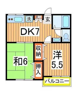 コーポラス7【2階】の間取り