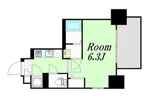 1Kの間取り画像