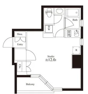 オリーブマンション荒川【10階】の間取り