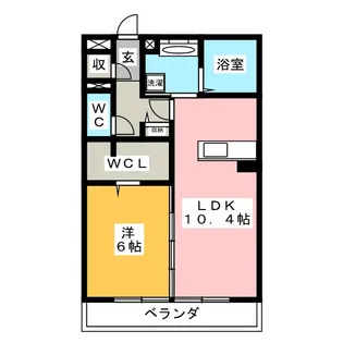 アルシオーネコートA【3階】の間取り