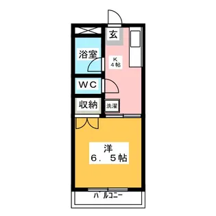 メゾンワカバヤシ【2階】の間取り