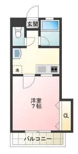 東京都練馬区田柄1【アパート】の間取り