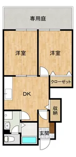 セシボン ドヌール C棟【1階】の間取り