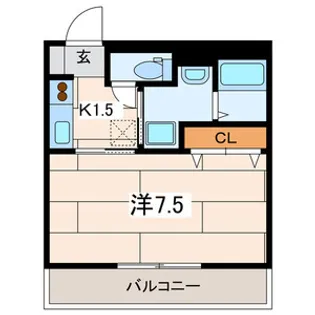 マ・メゾン大倉山【3階】の間取り