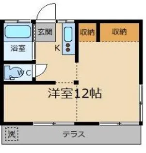 第一シミズハイツ【1階】の間取り