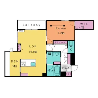 HIGH LINE PARK(ハイラインパーク)A棟【4階】の間取り