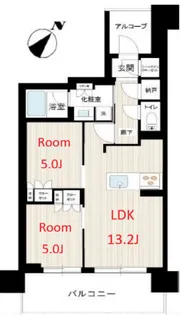 神奈川県横浜市磯子区新杉田町【マンション】の間取り