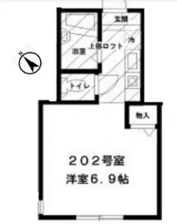 ラ・メール・ヨコハマ【2階】の間取り