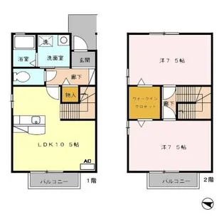 長崎県長崎市向町【一戸建】の間取り