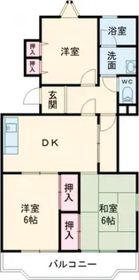 ベルハイムOKADA【2階】の間取り