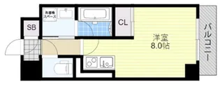 セルン新町【7階】の間取り
