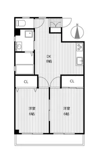 アサートン山手【3階】の間取り