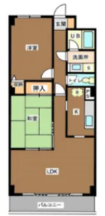 アプリコットヒル【3階】の間取り