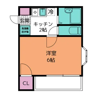 サンライズII【2階】の間取り