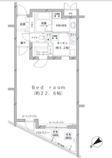 東京都渋谷区鉢山町【マンション】の間取り
