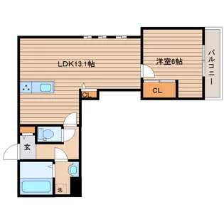宮城県仙台市青葉区通町2【一戸建】の間取り