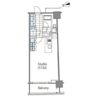 東京都新宿区新宿6【マンション】の間取り