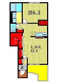 パール・ウィングI【1階】の間取り