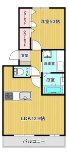パークヴィラ杉水IV【1階】の間取り