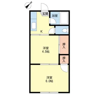 ペパーミンツ【2階】の間取り