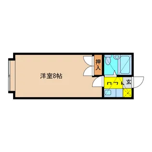 スカイハイツ千歳【2階】の間取り