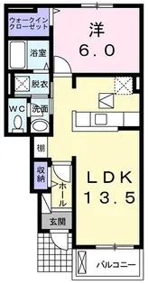 東京都羽村市羽西3【アパート】の間取り