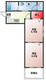 セントラルヴィレッジ【1階】の間取り